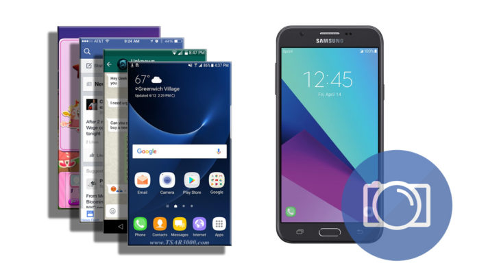 How To Take A Screenshot on Samsung Galaxy J7 Perx SM-J727P - Tsar3000