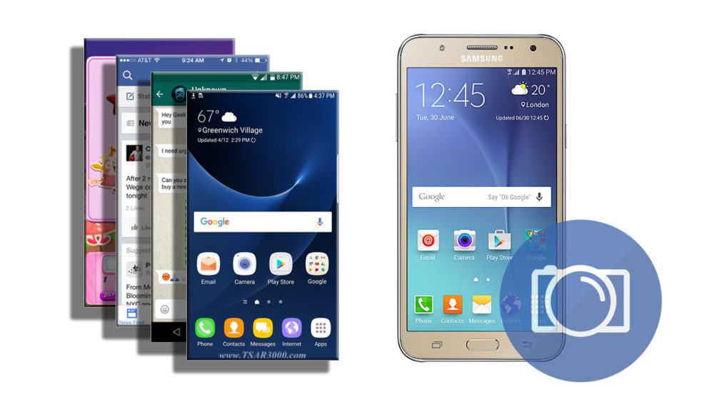 Take a Screenshot on Samsung Galaxy J7