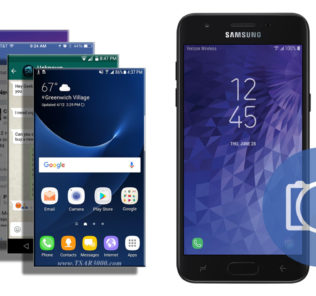 Take a Screenshot Samsung Galaxy J3 V 2018