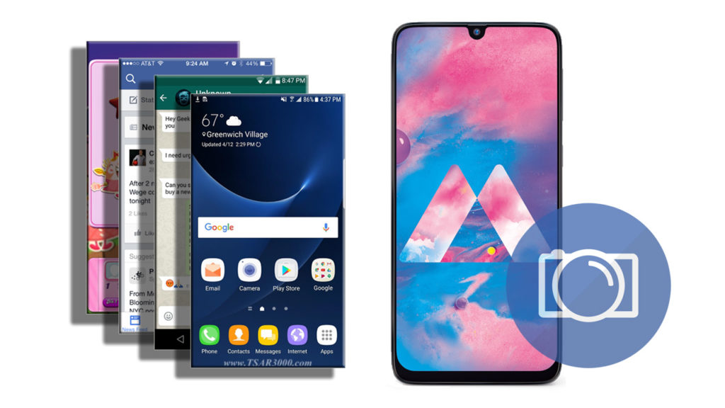 How To Take A Screenshot on Samsung Galaxy M30 - Tsar3000