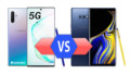 Samsung Galaxy Note10+ 5G vs Galaxy Note9