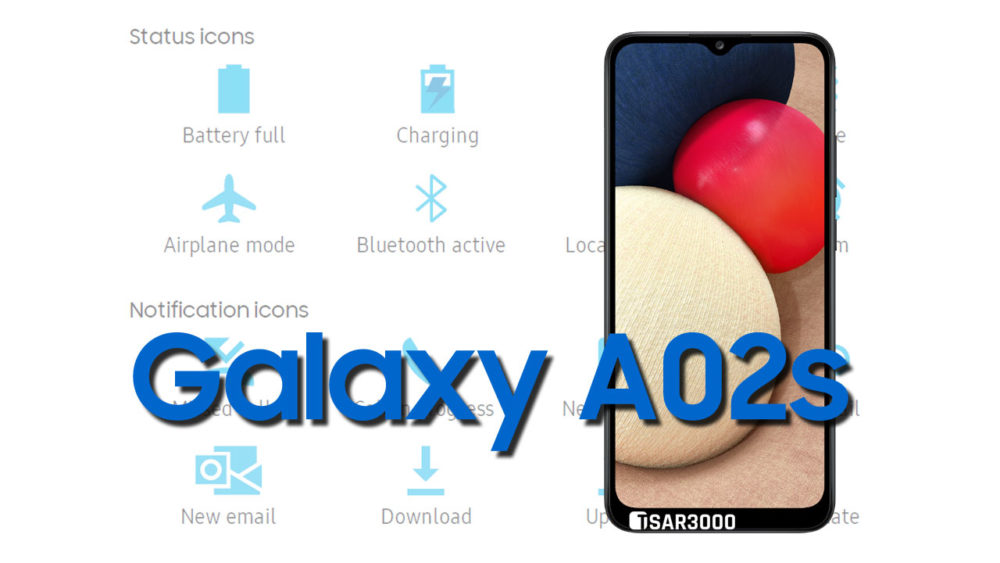 Samsung Galaxy A02s Status Bar icons Meaning