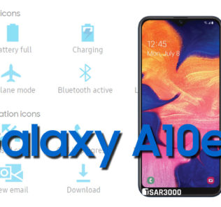 Samsung Galaxy A10e Status Bar icons Meaning