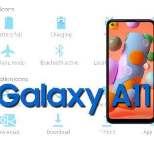 Samsung Galaxy A11 Status Bar icons Meaning