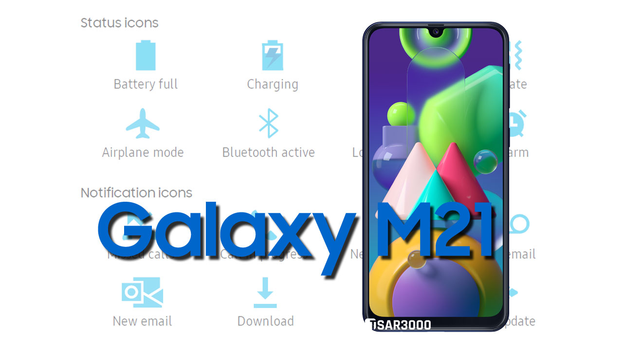 Samsung Galaxy M21 Status Bar And Notification Icons Meaning Tsar3000