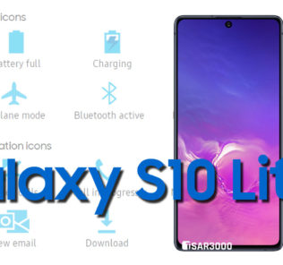 Samsung Galaxy S10 Lite Status Bar icons Meaning