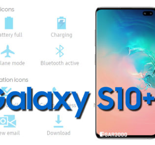 Samsung Galaxy S10 Plus Status Bar icons Meaning