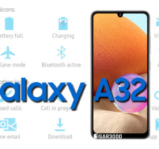Samsung Galaxy A32 Status Bar icons Meaning