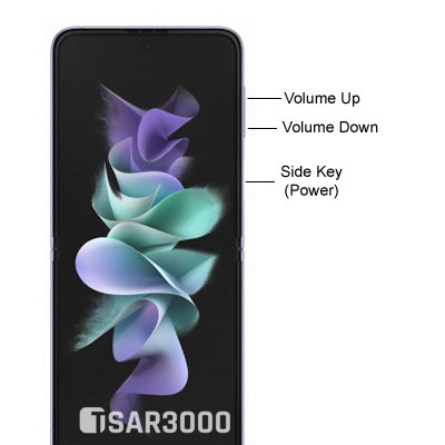 Samsung Galaxy Z Fip3 5G Hardware Buttons