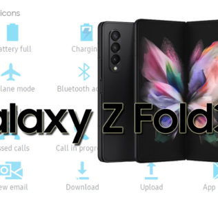 Samsung Galaxy Z Fold3 5G Status Bar Icons Meaning