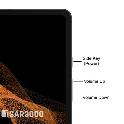 Samsung Galaxy Tab S8 Hardware Buttons
