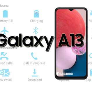 Samsung Galaxy A13 4G Status Bar and Notifications Icons Meaning