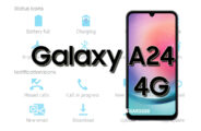 Samsung Galaxy A24 4G Status Bar and Notifications Icons Meaning.