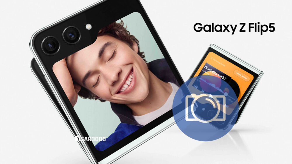 Take a Screenshot on Samsung Galaxy Z Flip5 5G.