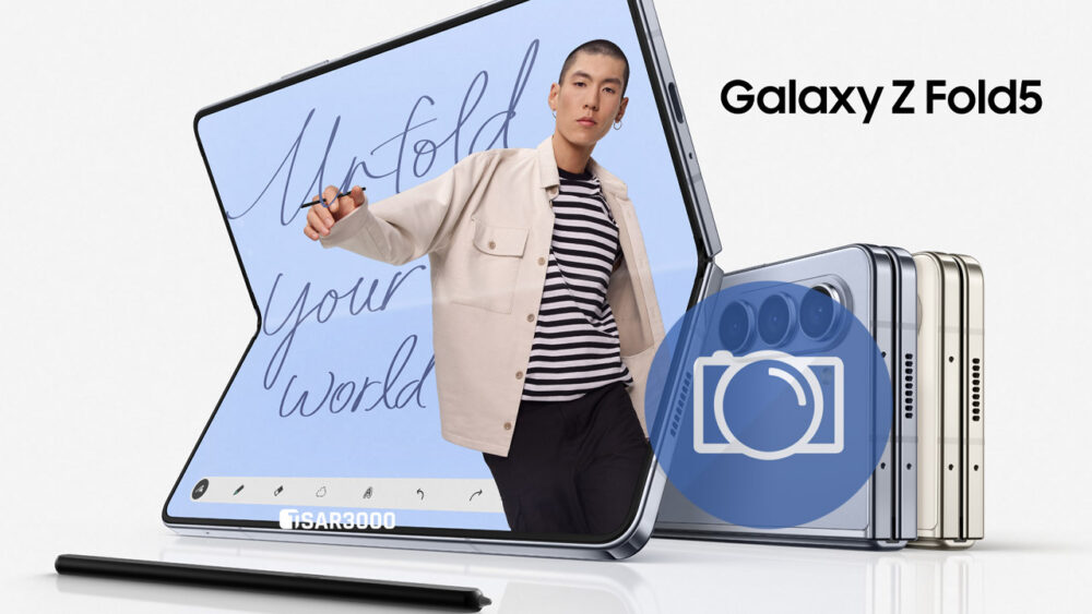 Take a Screenshot on Samsung Galaxy Z Fold5 5G.
