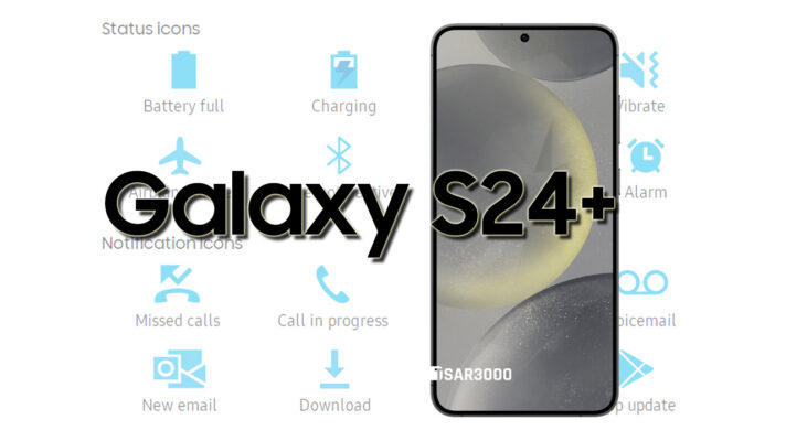 Samsung Galaxy S24 Plus Status Bar and Notification Icons Meaning ...