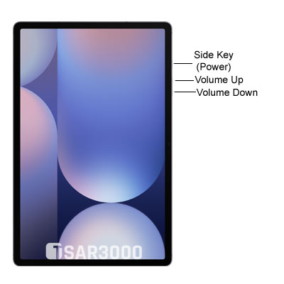 Samsung Galaxy Tab S10 Plus Hardware Buttons Layout.